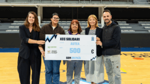 Lliurament de xec Union a Autea