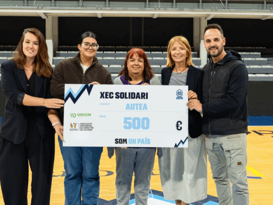 Lliurament de xec Union a Autea