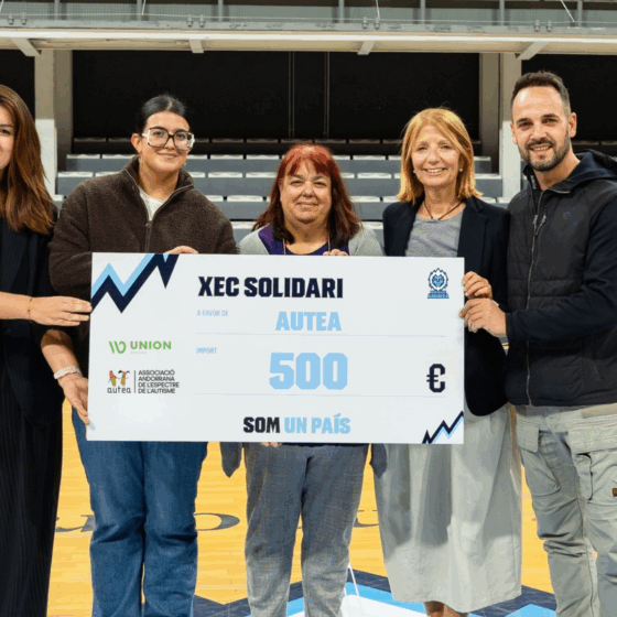 Lliurament de xec Union a Autea
